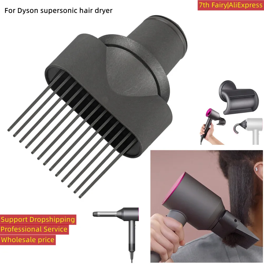 

Flyaway Attachment Nozzle For Dyson HD03 HD08 For Supersonic Hair Dryer Air Diffuser Coanda Effect Salon Tools Wide Tooth Comb