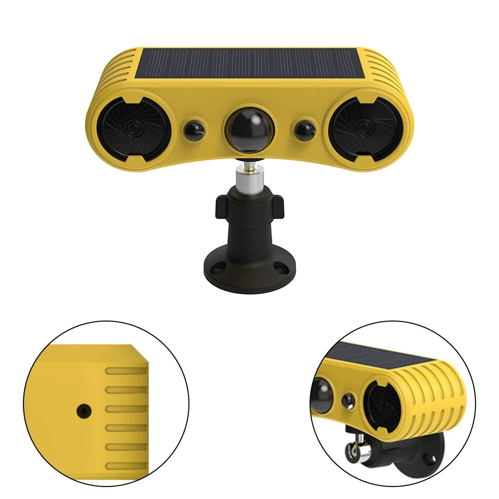 Громкая громкость солнечная сигнализация отпугиватель животных инфракрасный