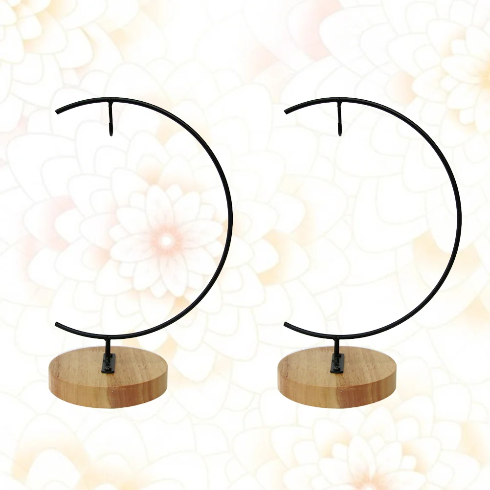 

2Pcs Micro Landscape Hanging Racks Creative Modern G-shaped Eco Bottle Holder Hanging Terrarium