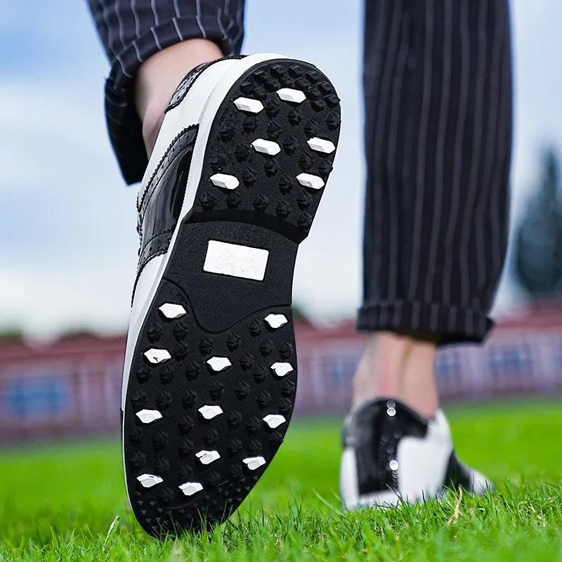 Мужские туфли для гольфа CC Chengta микрофибра синтетическая подкладка кожаный верх