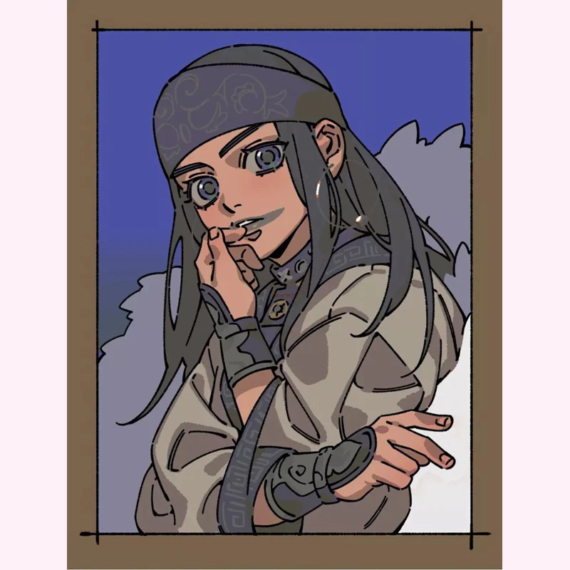 Аниме брелок Золотой камий Kochoube Asuko акриловый брелок ремешок фигурка подвесные аксессуары 6 см