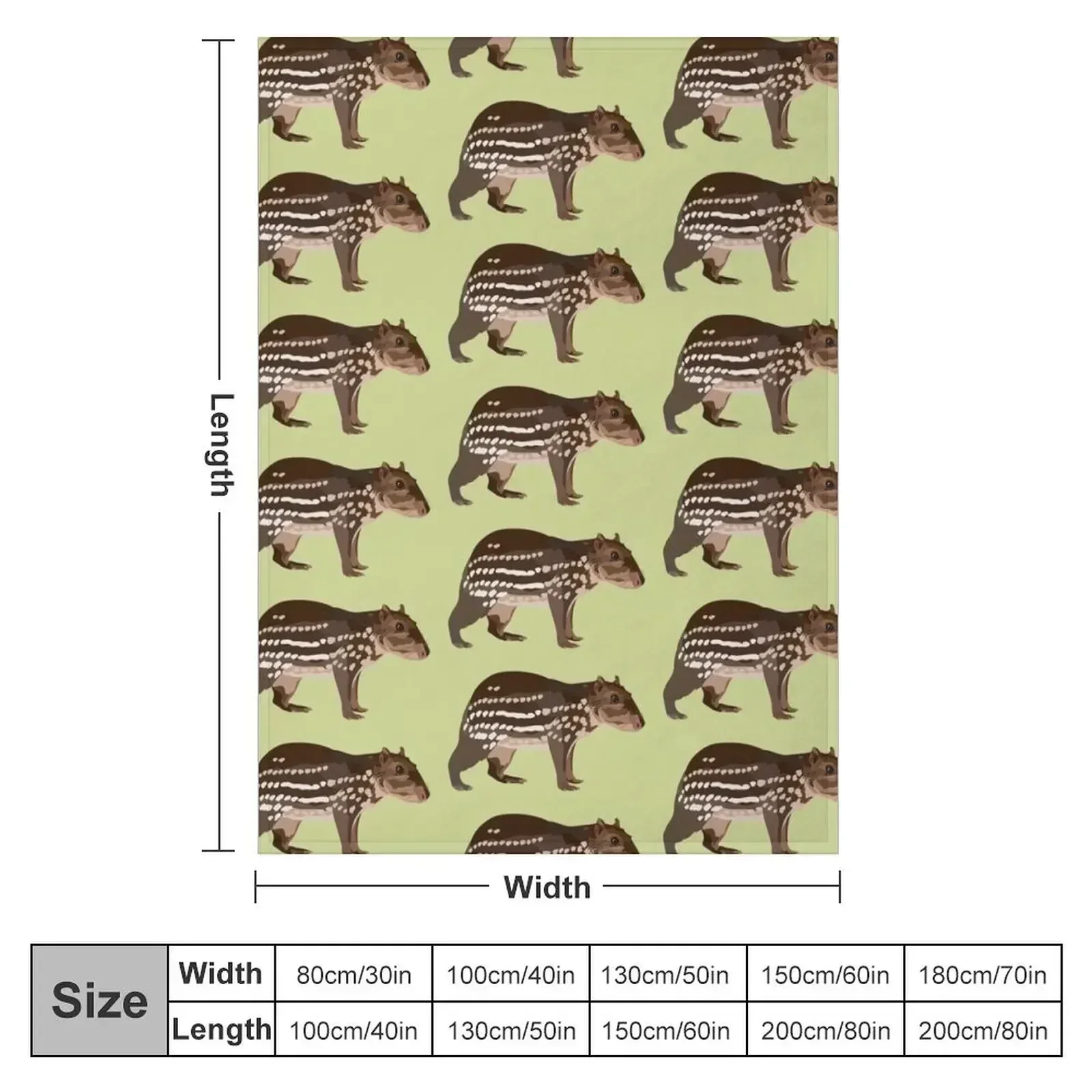 P is for Paca Throw Blanket Полярные одеяла для кровати в среду