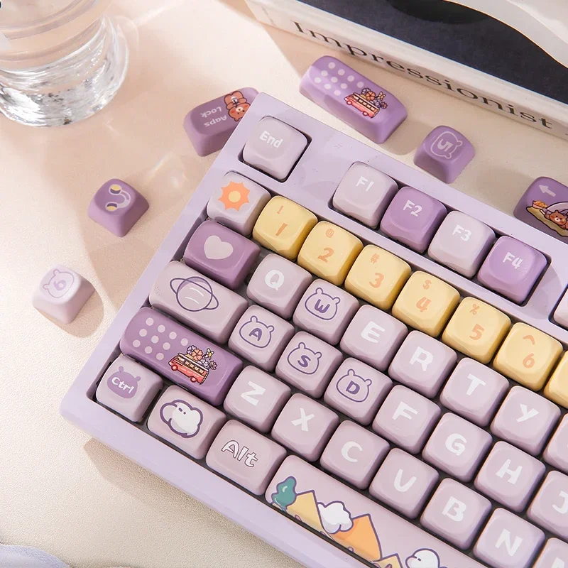 Колпачок для клавиш Bear Travel MOA высота PBT горячая сублимация индивидуальная