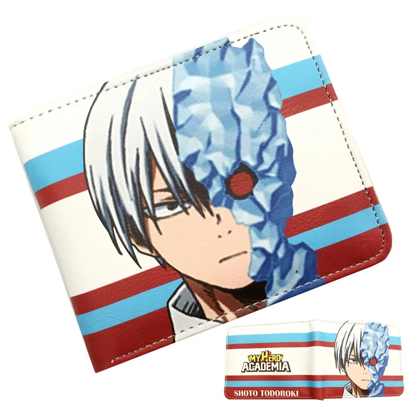 

Кошелек с рисунком из аниме «Моя геройская Академия», модный мужской бумажник Тодороки для студентов, Короткие Кошельки для косплея, подаро...