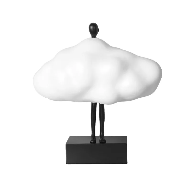 

Modern White Cloud Figures Porch Decorations Home Decoration Living Room Decoration TV Cabinet Decorations