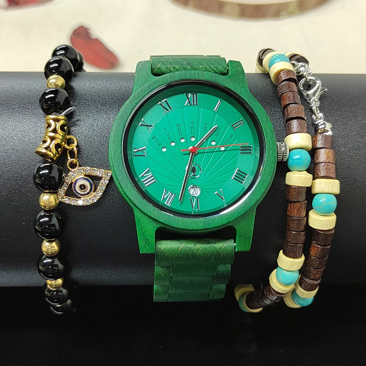 

Модные мужские спортивные деревянные наручные часы, мужские деловые кварцевые наручные часы, роскошный браслет, мужские деревянные повседневные светящиеся часы, часы