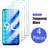 4pieces tempered glass for honor 20 pro 30i 20i 10i 9x 8x screen protector on thefor honor 50 10 30 9 lite 8a 8c 9a 9c glass