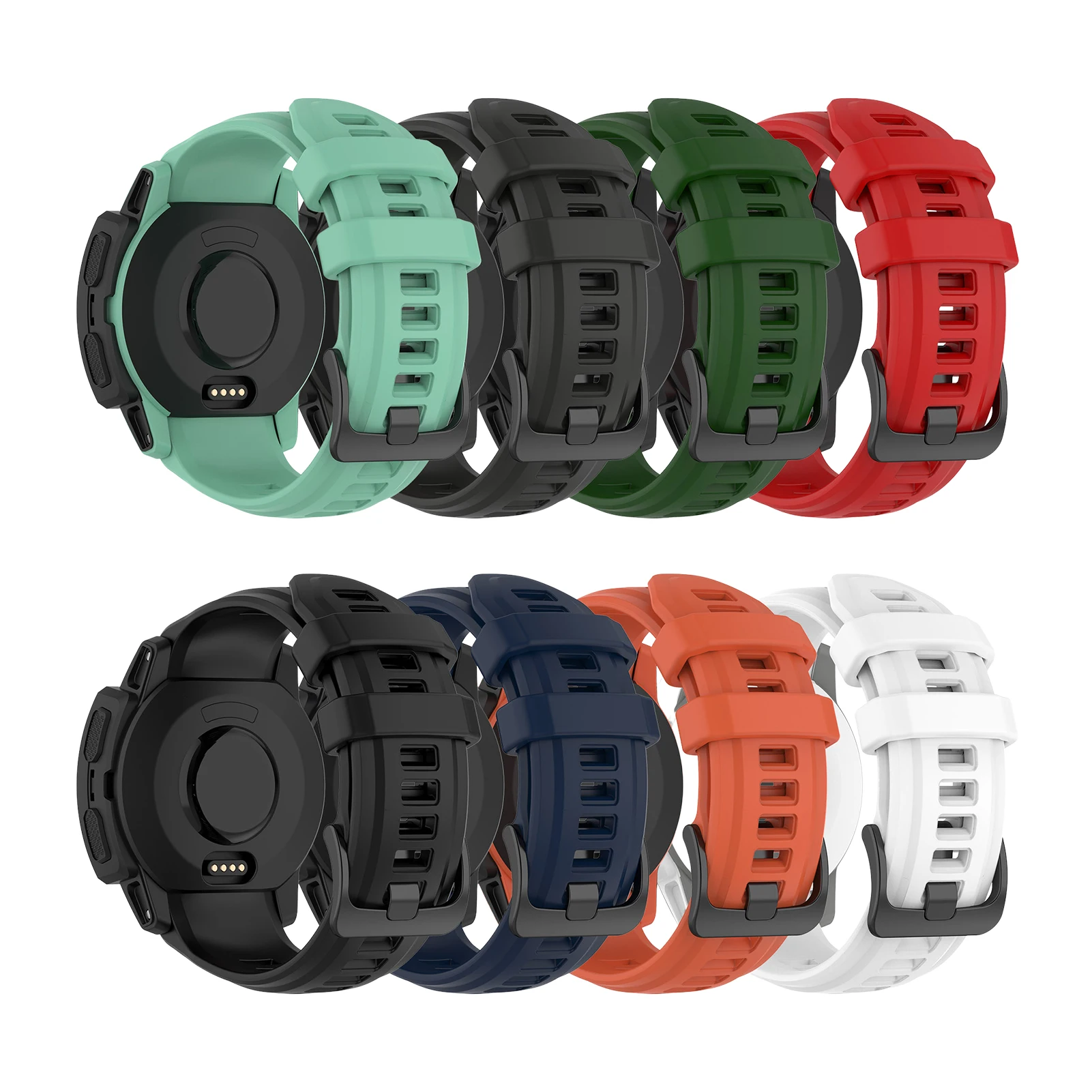 

Ремешок для часов Garmin Instinct 2s 20 мм, мягкий силиконовый сменный спортивный браслет с отверткой для смарт-часов Instinct 2S