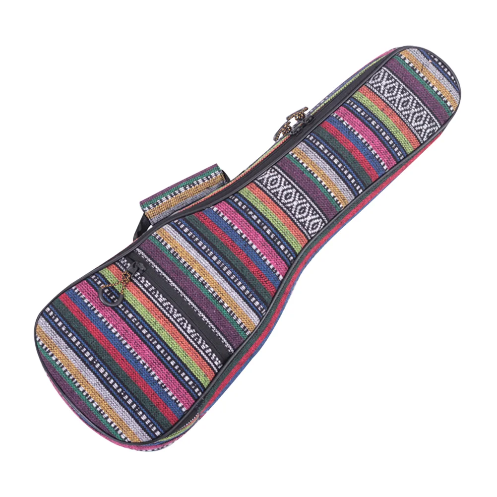

Ukulele Bag Guitar Backpack Case Portable Strap Pouch Cases Instrument String Storage Mini Padded Thick Concert Hawail Carrying
