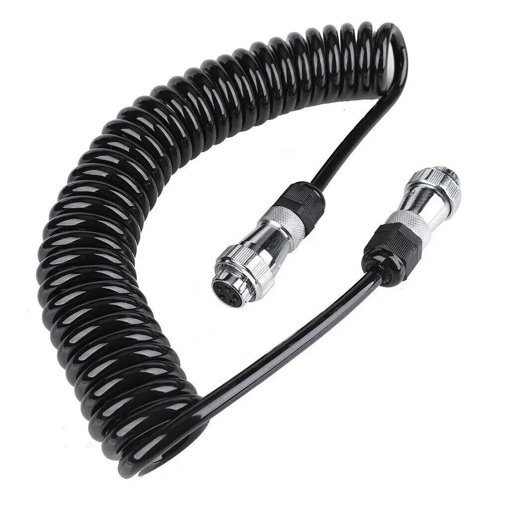 Черный сверхмощный прицеп кабель Suzy катушка 4 м 5-контактный разъем для обратной