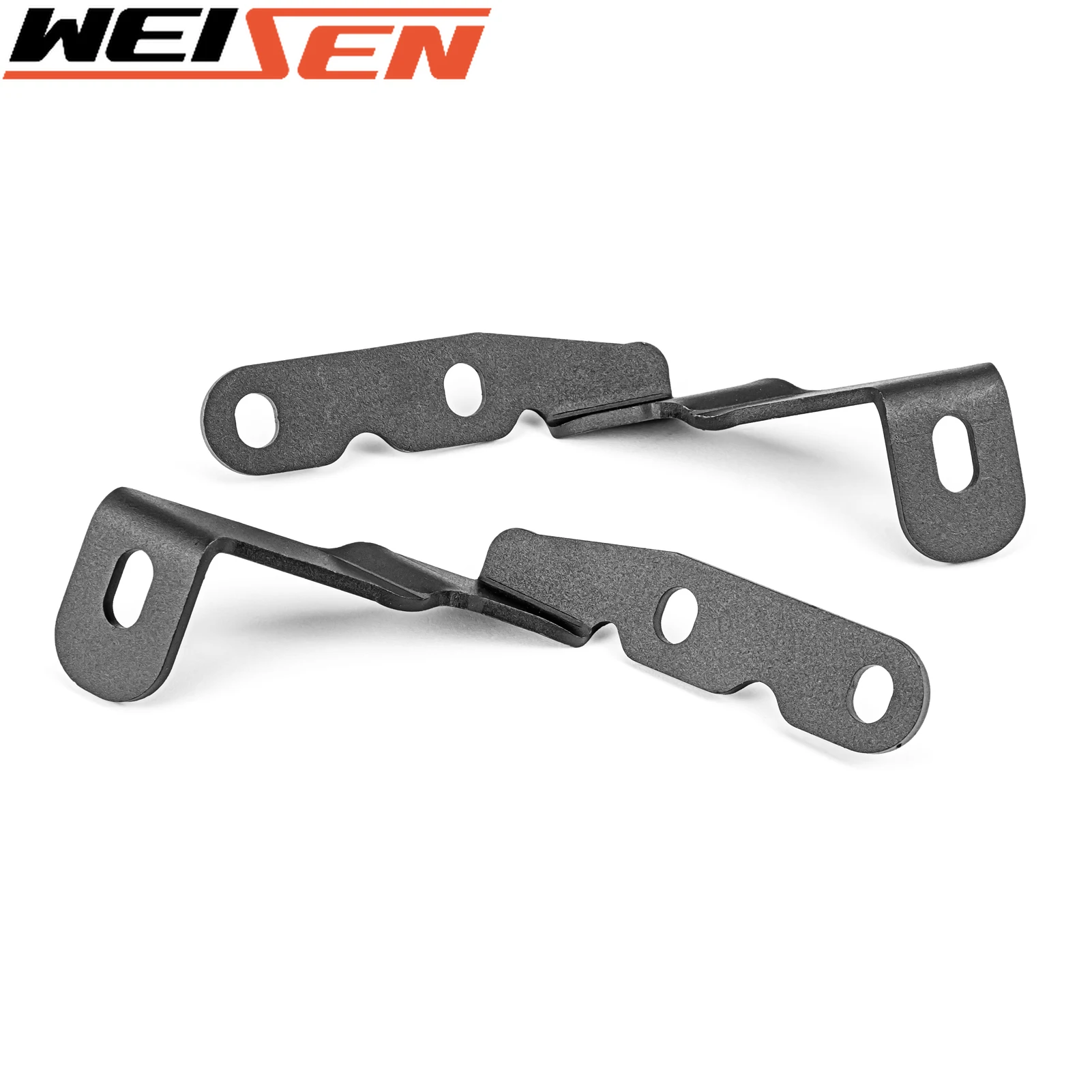 

Car LED Light Pod Steel Hood Mount Bracket Kit For 2007-2014 Chevrolet Silverado 1500 2000 &GMC Sierra Hood Ditch Light Brackets