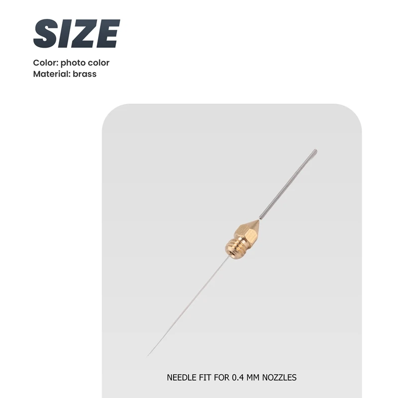 Комплект насадок и чистящих инструментов для 3D-принтера 0 4 мм Mk8 иглы 1 упаковка