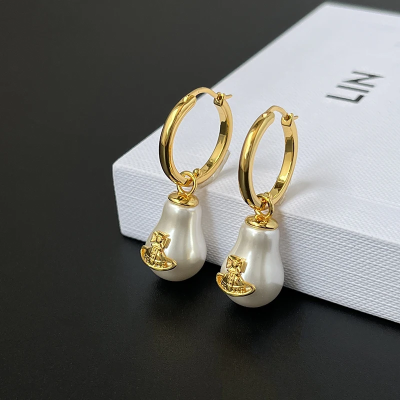 

Gold drop earrings metal earrings trend earrings summer
