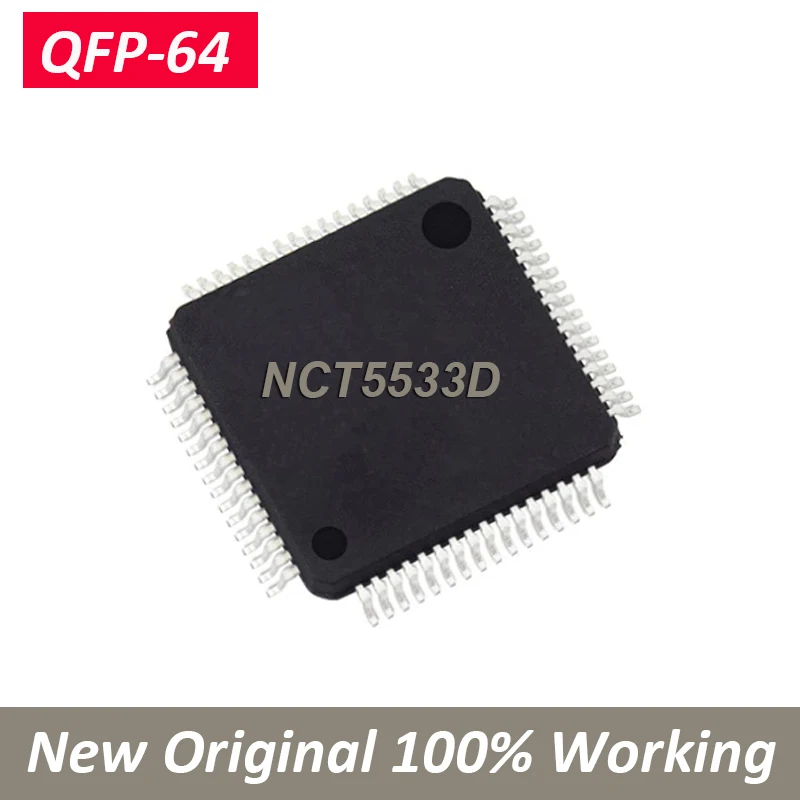 

(5 шт.)/лот 100% новый набор микросхем NCT5533D QFP-64