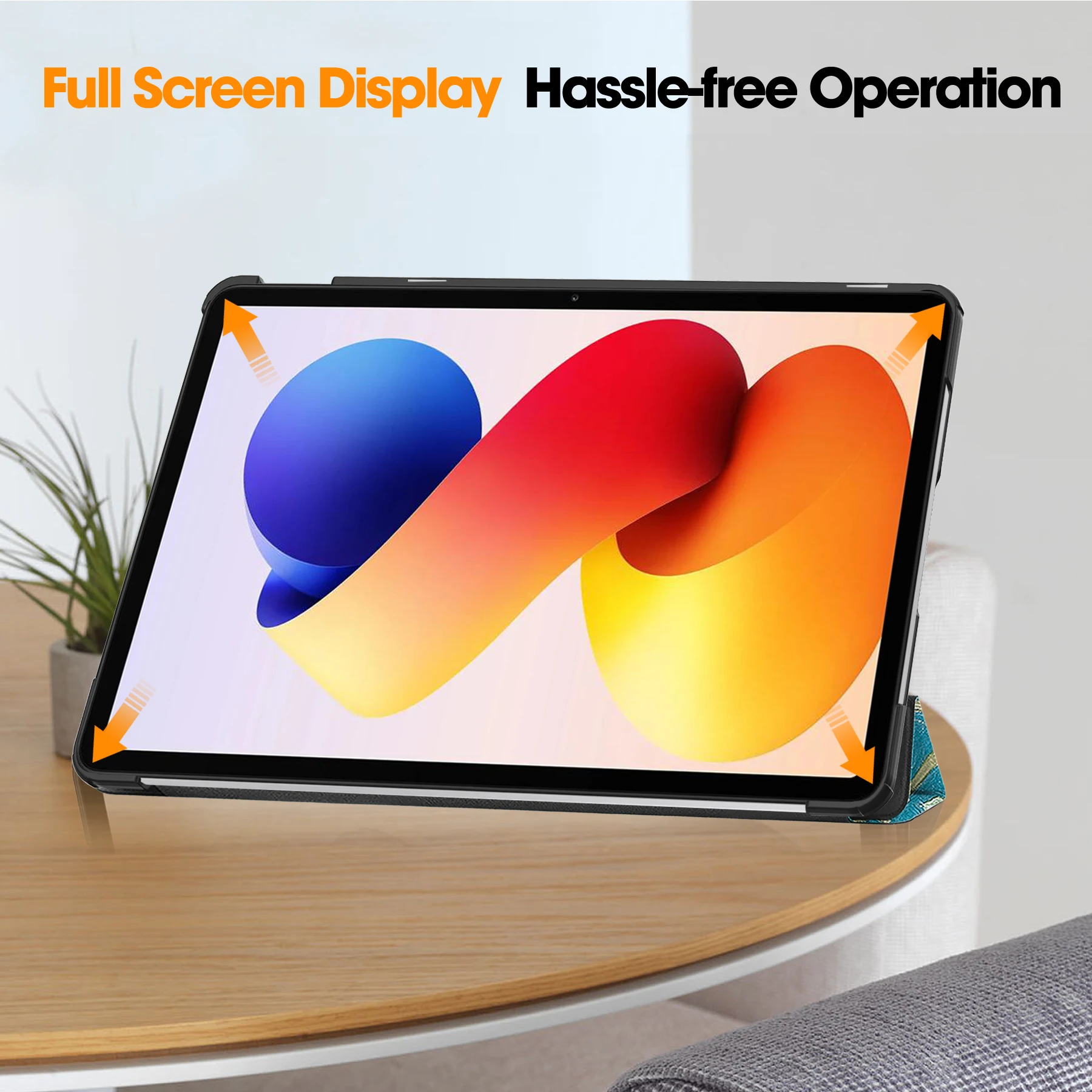 Фото Чехол для Lenovo Tab P11 Gen 2 TB-350FU XU Xiaoxin Pad Plus 11.5 2023, трехсекционная подставка, магнитная мягкая задняя крышка из ТПУ №5