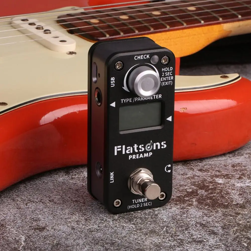 

New Flatsons Fpr1 Effects Pedal Clean Overdrive Distortion Heavy Metal Effector With Noise Gate Cabinet Simulation Professional