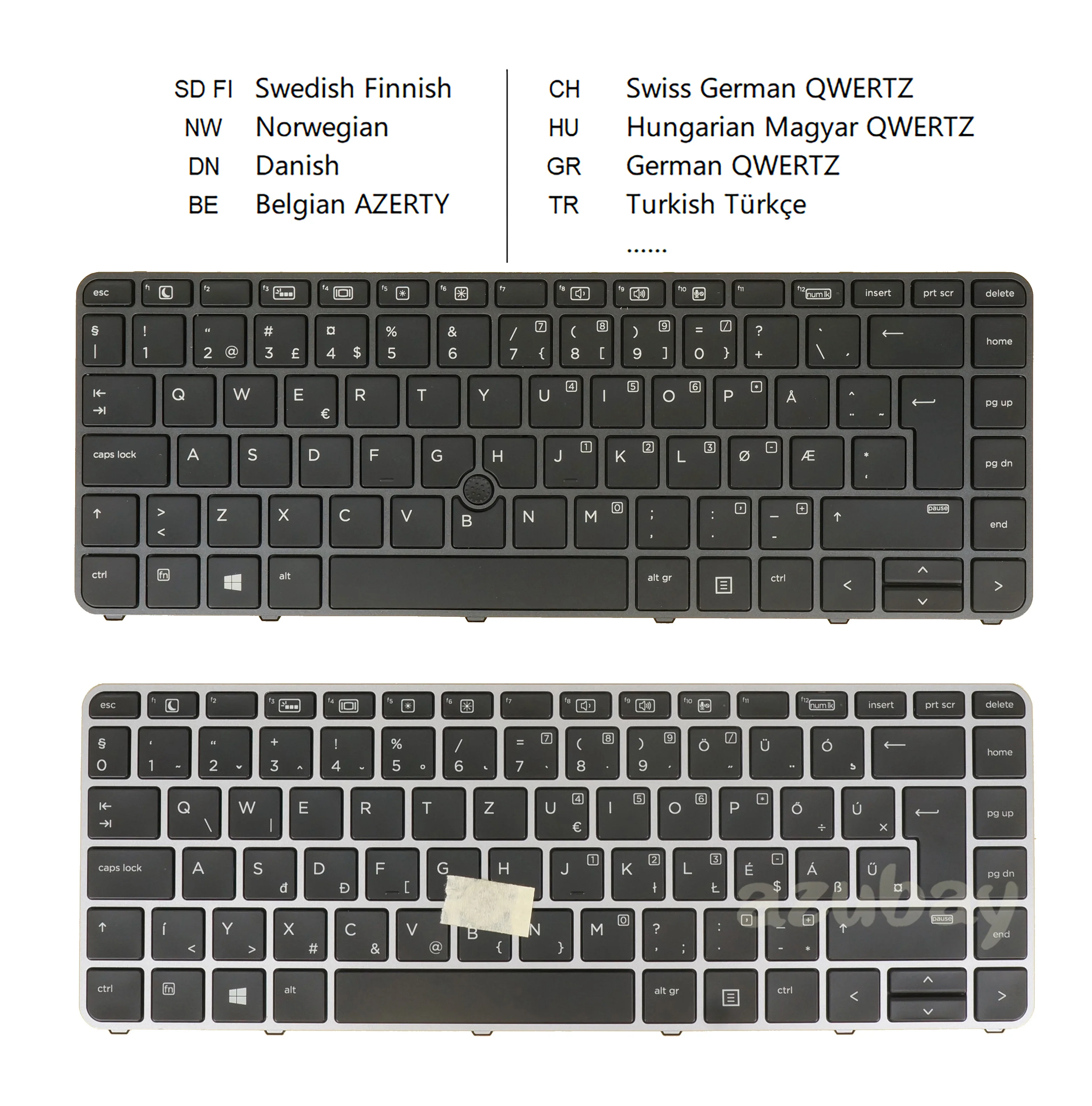 

Клавиатура с подсветкой SD FI NW DN CH HU QWERTZ DE TR BE для ноутбука HP Elitebook 745 G3 G4, 840 G3 G4, 848 G3 G4, 840r G4 Zbook 14u G4
