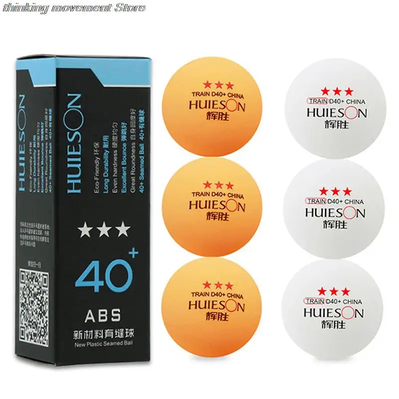 

3 Pcs 3-Star 40mm 2.8g Table Tennis Balls Ping Pong Ball White Orange Pingpong Ball Amateur Advanced Training Ball
