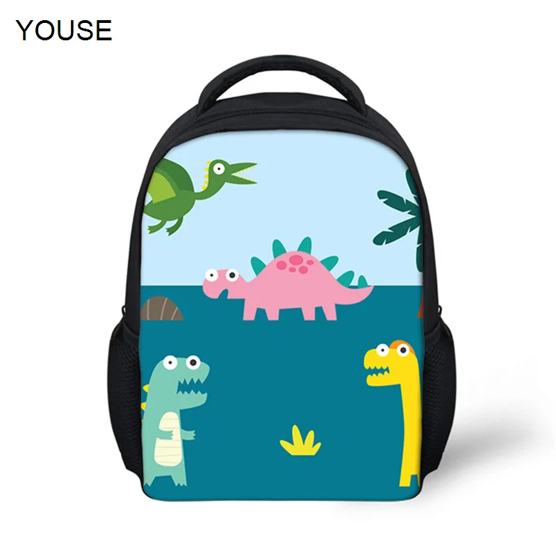 

YOUSESchoolbag для детей, школьные рюкзаки с мультяшным динозавром для мальчиков и девочек, подарок на день рождения, новинка, популярная дорожная ...