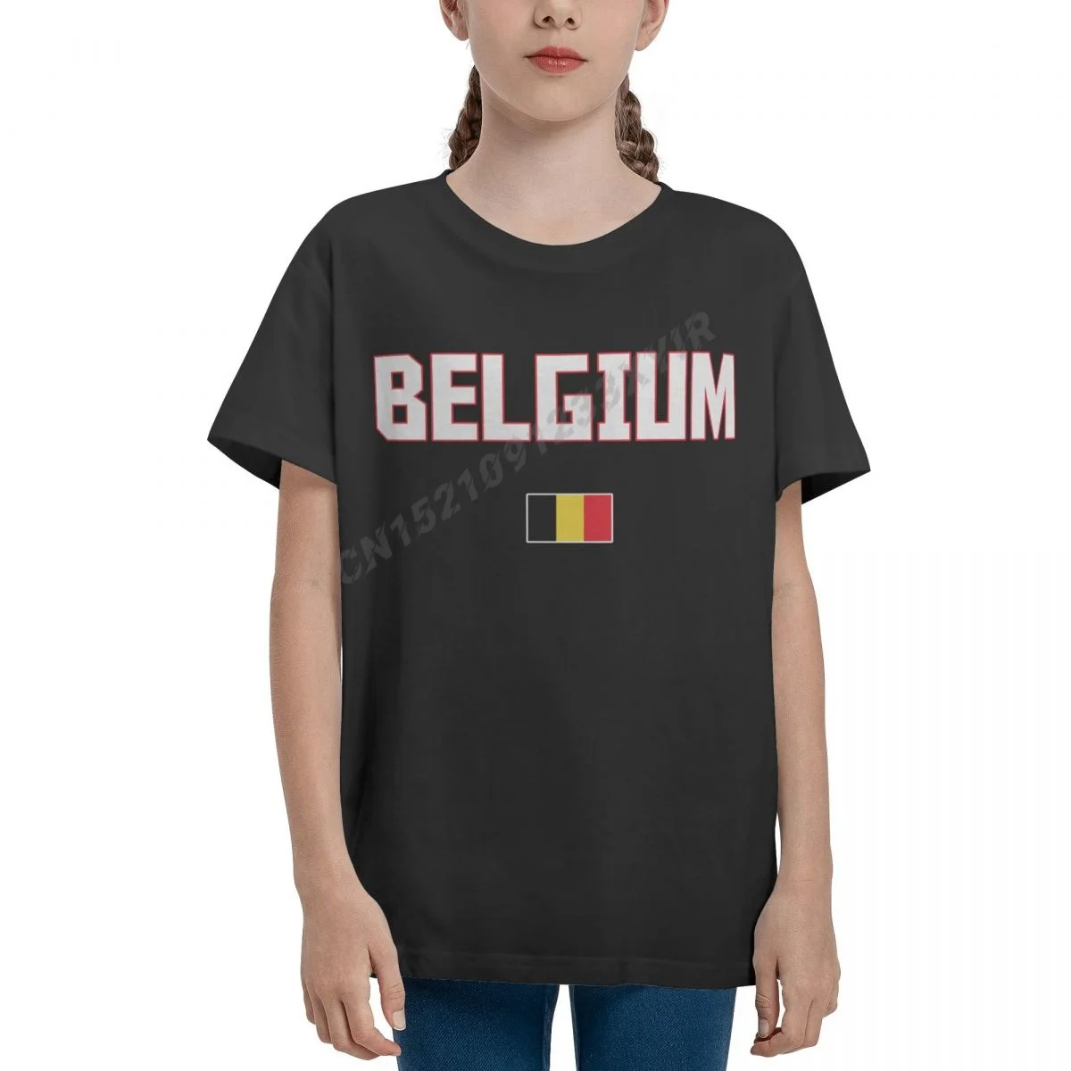 

Youth Boy/Girl Belgium Flag Cool Belgians T-shirt Kids tshirt tee 100% Cotton T Shirt o-neck short sleeve Children
