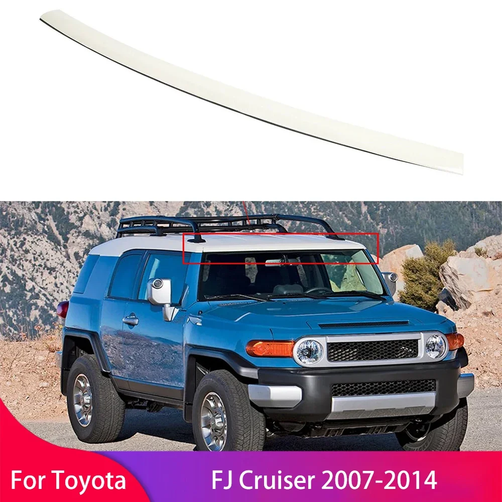 

Для Toyota FJ Cruiser 2007-2014 Верхнее верхнее лобовое стекло, раскрывное молдинг, верхняя внешняя накладка, переднее верхнее лобовое стекло 75503-35061-A0