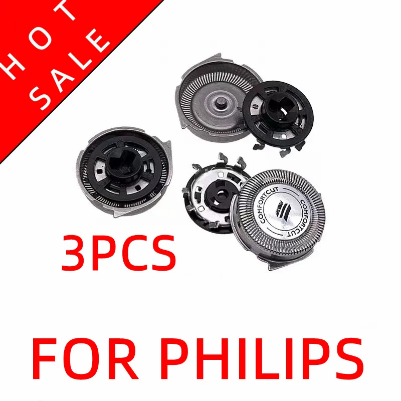 Бритва для Philips HQ8 HQ7180 HQ7140 7745X 7775X HQ7740 HQ7742 AT830 AT890 PT710, 3 шт.