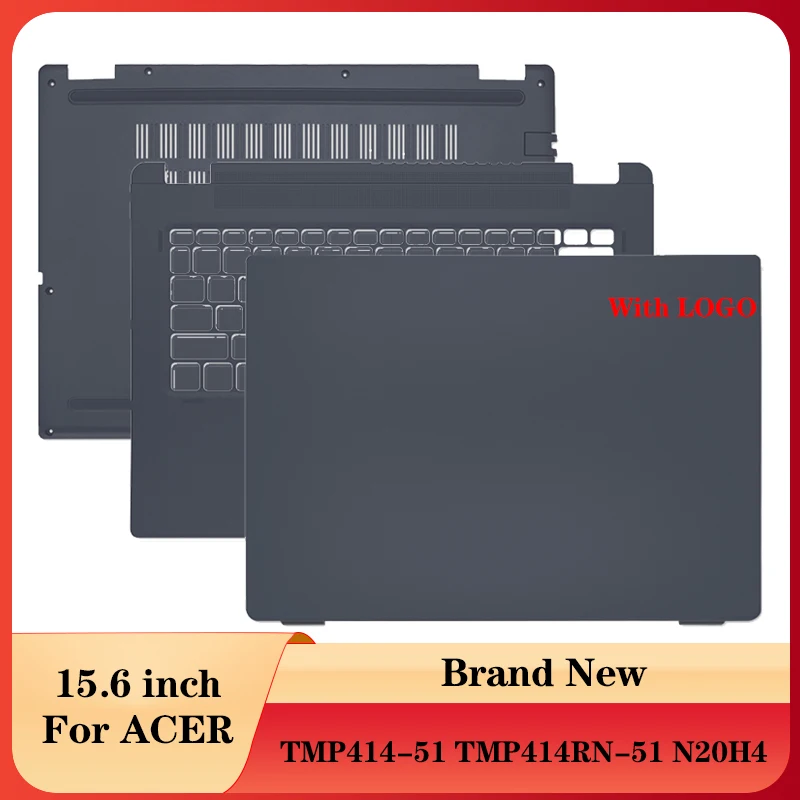 

NEW Laptop For Acer TravelMate TMP414-51 TMP414RN-51 N20H4 LCD Back Cover/Palmrest/Bottom Case Laptops case