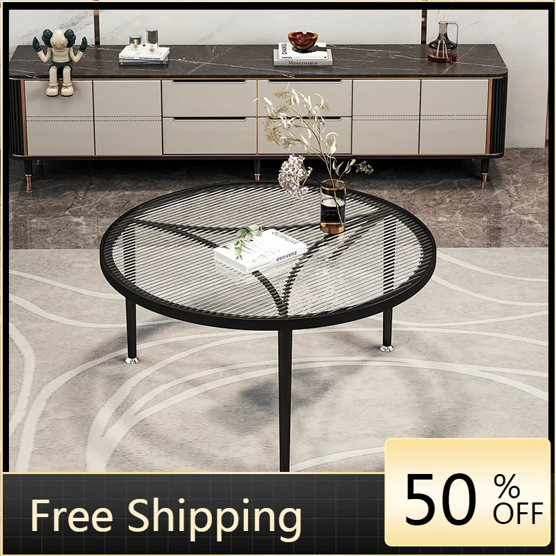 

Современный стеклянный журнальный столик в скандинавском стиле для улицы, ТВ, кабинета, стол для пикника, сада, балкона, тумбочки, столик