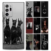 animal dachshund doberman dog phone case for samsung note 8 note 9 note 10 m11 m12 m30s m32 m21 m51 f41 f62 m01 soft silicone