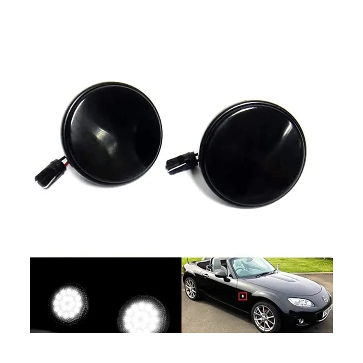 Индикатор поворота автомобиля NH5251120C цвет белый для Mazda MX5 NA NB NC MK1 MK2 MK3 90-15