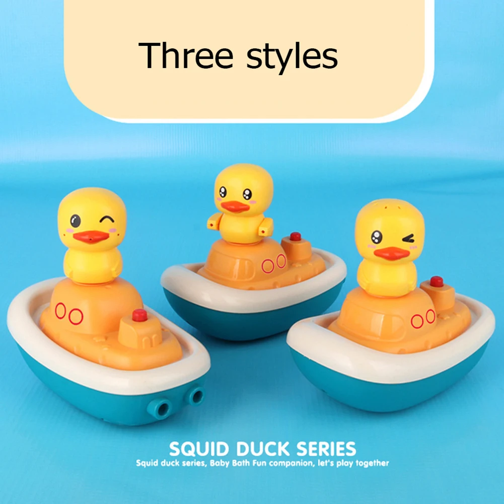 

Baby Bath Toy Cute Floating Little Duck Water Spray Bathing Bathtub Toys with Music for Kid Gifts Summer Bathroom Accessory