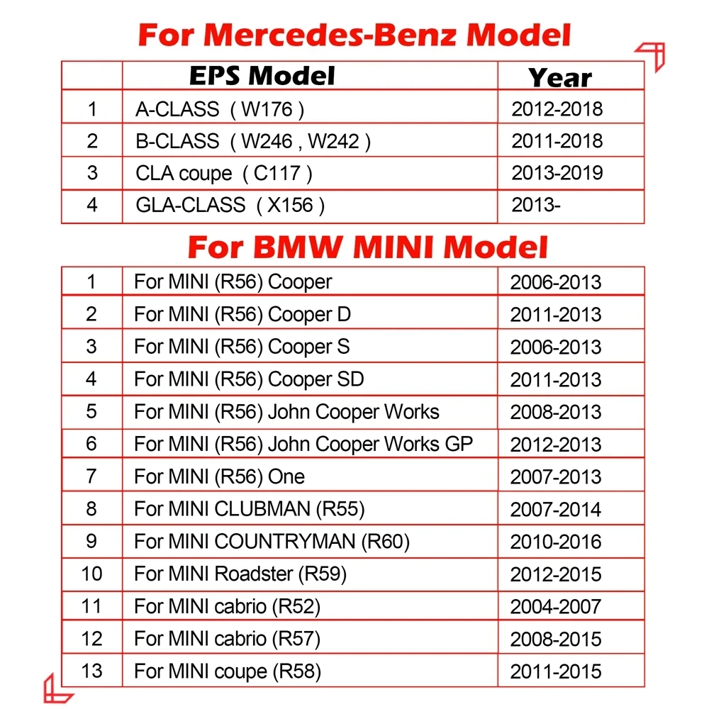 Рисунок 4 - Тестер EPS WOYO PL028 для Mercedes-Benz для BMW