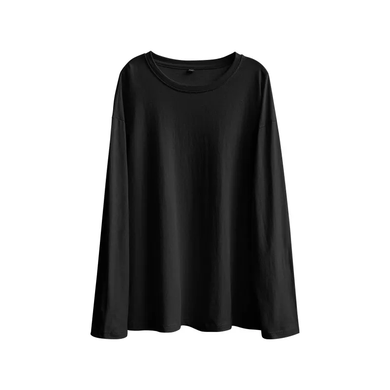 Autumn New Men's Solid Loose Long sleeves Shirt Korean Sle Trendy All-Match Bottoming Casual Top |