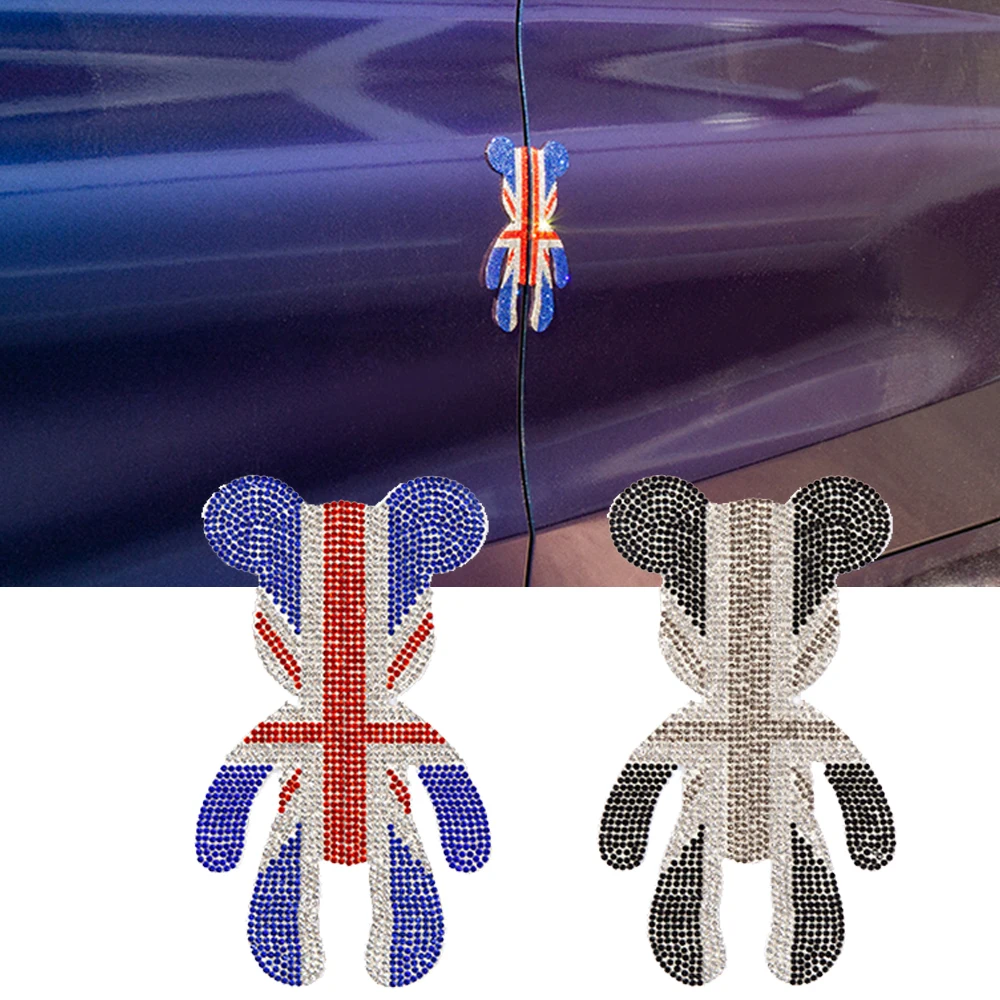 

Diamond Bear Stickers for Mini Cooper Car Door Crystal Collision Avoidance Anti Scratch Anti Rub Crystal Trim