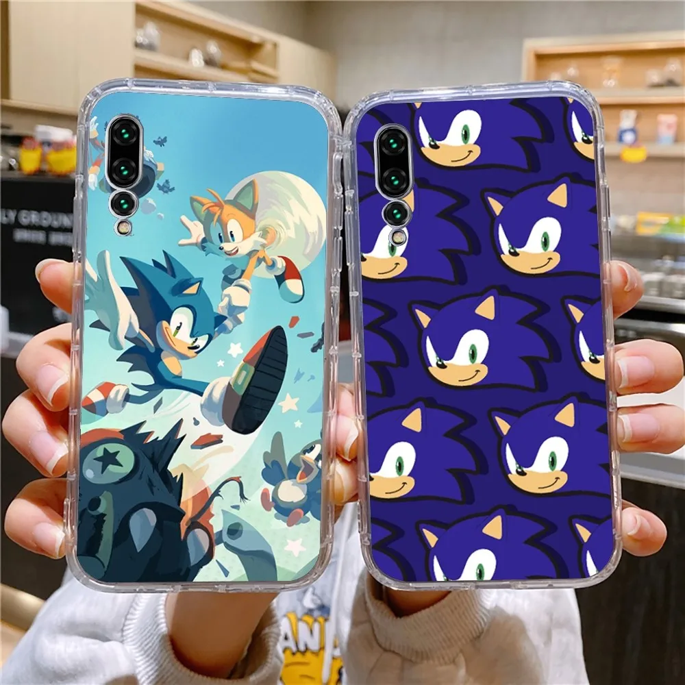 S-Sonics милый H-Hedgehogs чехол для телефона Xiaomi 11 Redmi Note 5G 8T 9A 9 10T Note8Pro Note9 12SUltra прозрачный