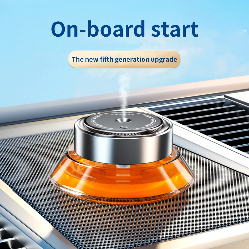 

Aluminum Alloy Car Diffuser Smart Induction Car Instrument Universal Multifunctional Car Aromatherapy