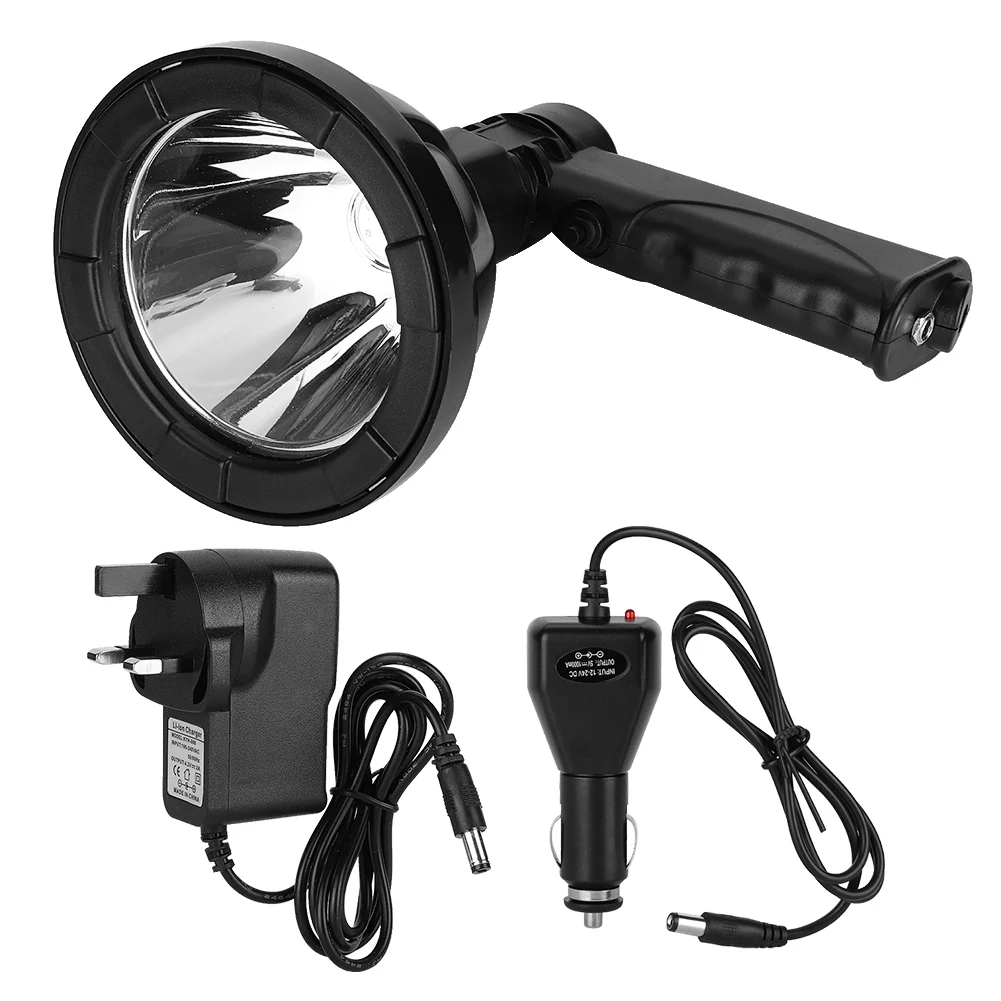 

35W 5inch LED Handheld Spotlight Emergency Flashlight Handlamp for Outdoor Camping Working flash flash