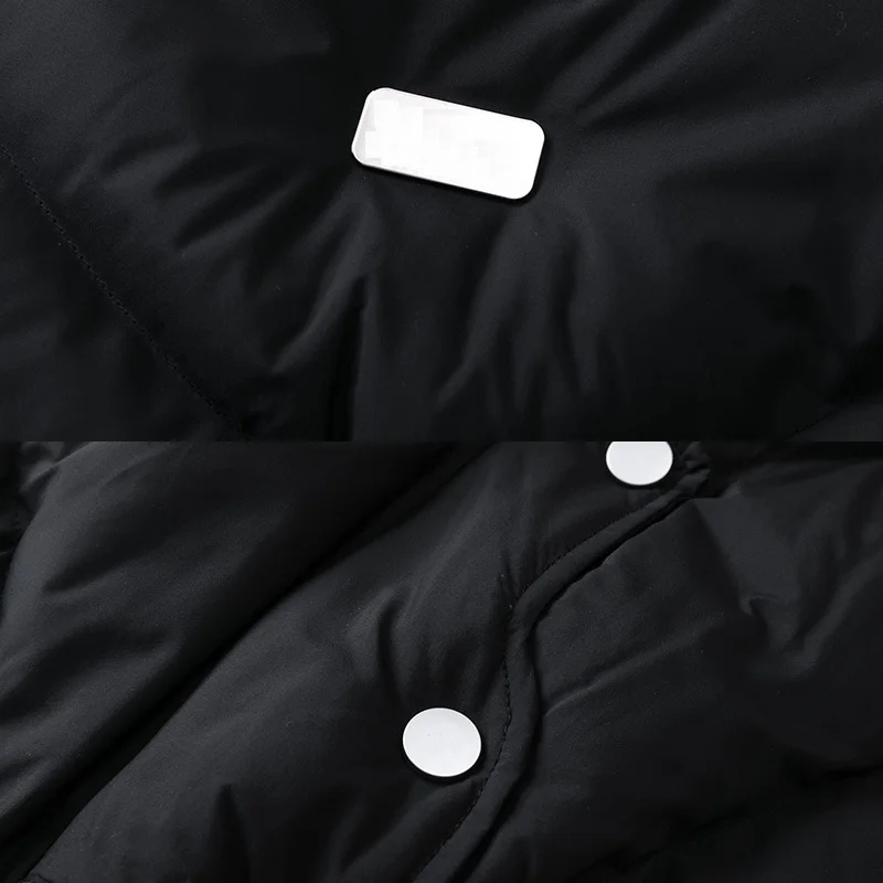 Rainbowtouches Mens Winter Down Jackets Fashion Korean Stand Collar Warm Parkas Cotton Padded Jacket Male New Designer Coats