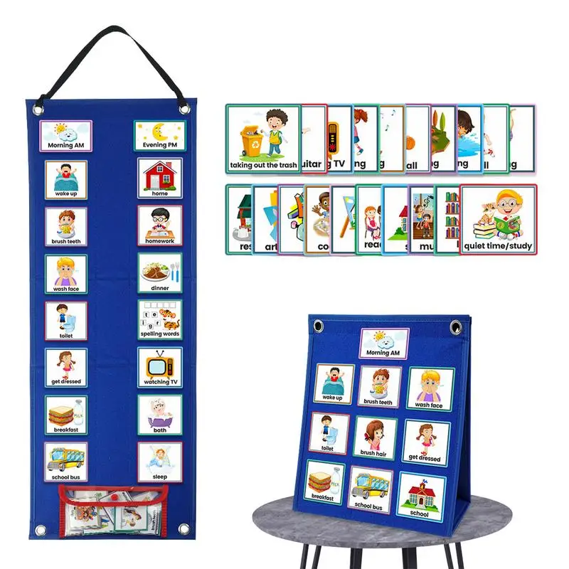 

New 70 Pieces Daily Visual Schedule For Kids Chore Chart Week Schedule Children Toddlers Boys Girls Routine Cards For Classroom