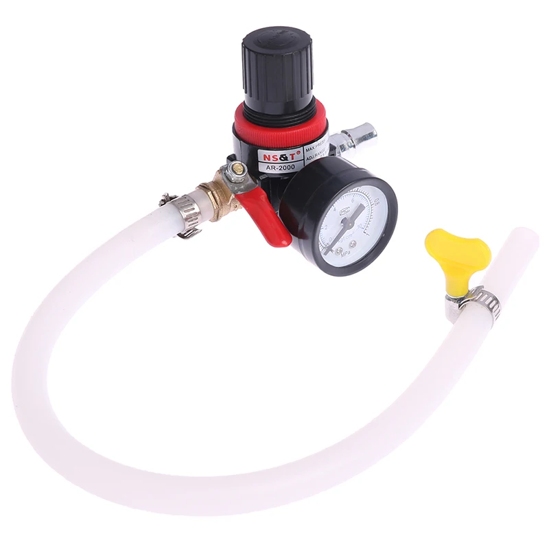 

Auto Coolant Water Tank Leakage Detector Universal Pressure Tester Gauge Car Cooling System Tester Radiator Durable