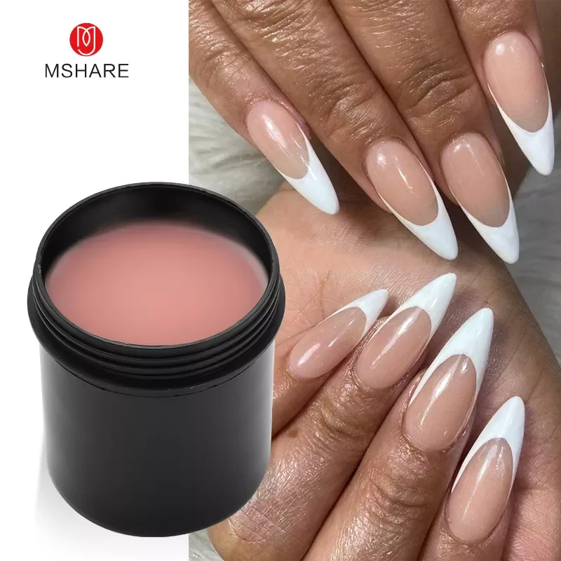 

MSHARE Natural Color Nude Shade Acrylic Gel Hard Gel For Nail Extension 142g 5oz