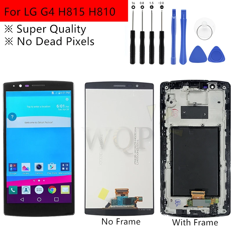 Сверхкачественный ЖК-дисплей для LG G4 H815 диагональю 5,5 дюйма, ЖК-дисплей для LG G4 H810 H811 H812 LS991 US991 VS986, запчасти