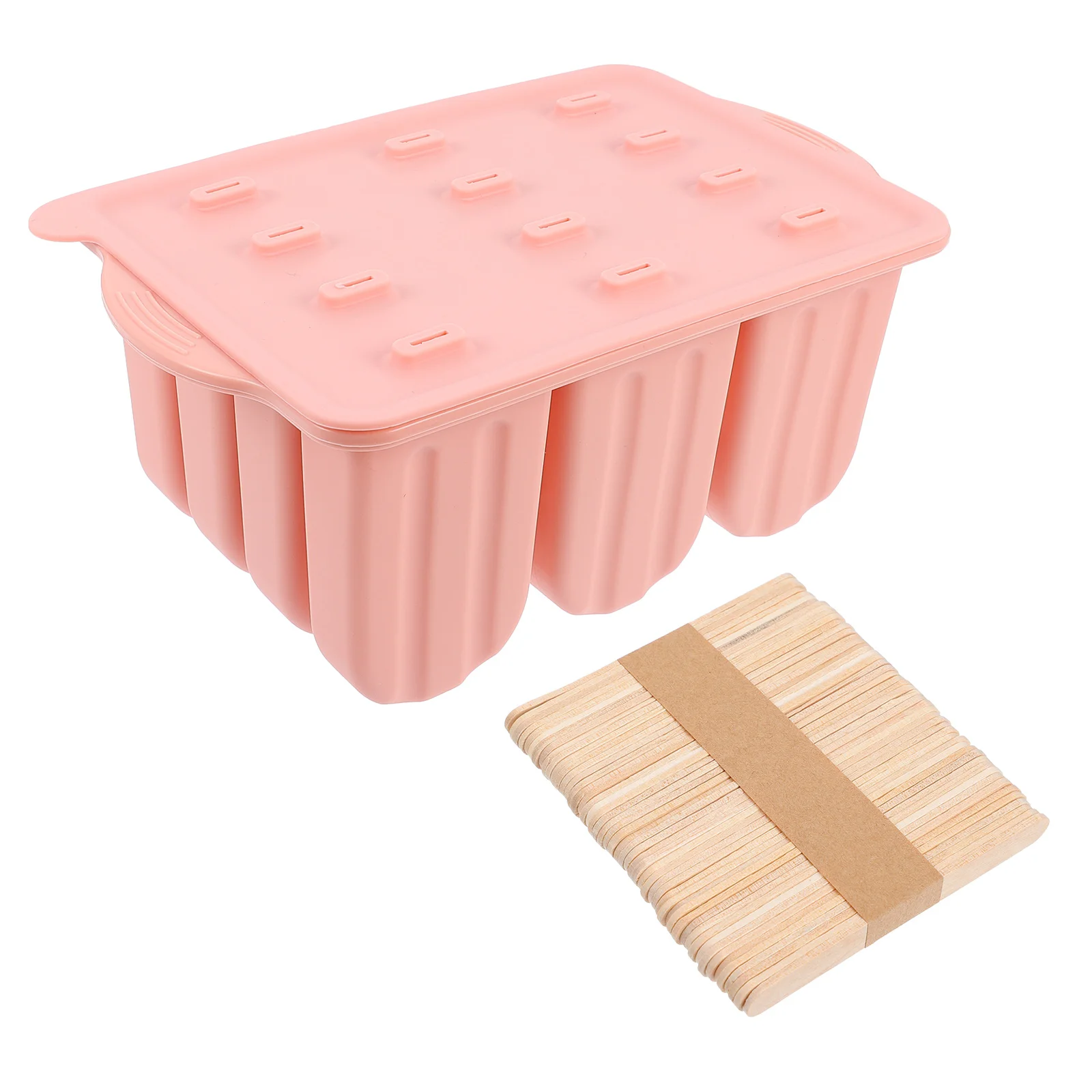 

Форма для льда, силиконовая форма для льда с 10 ячейками, форма для льда с палочками