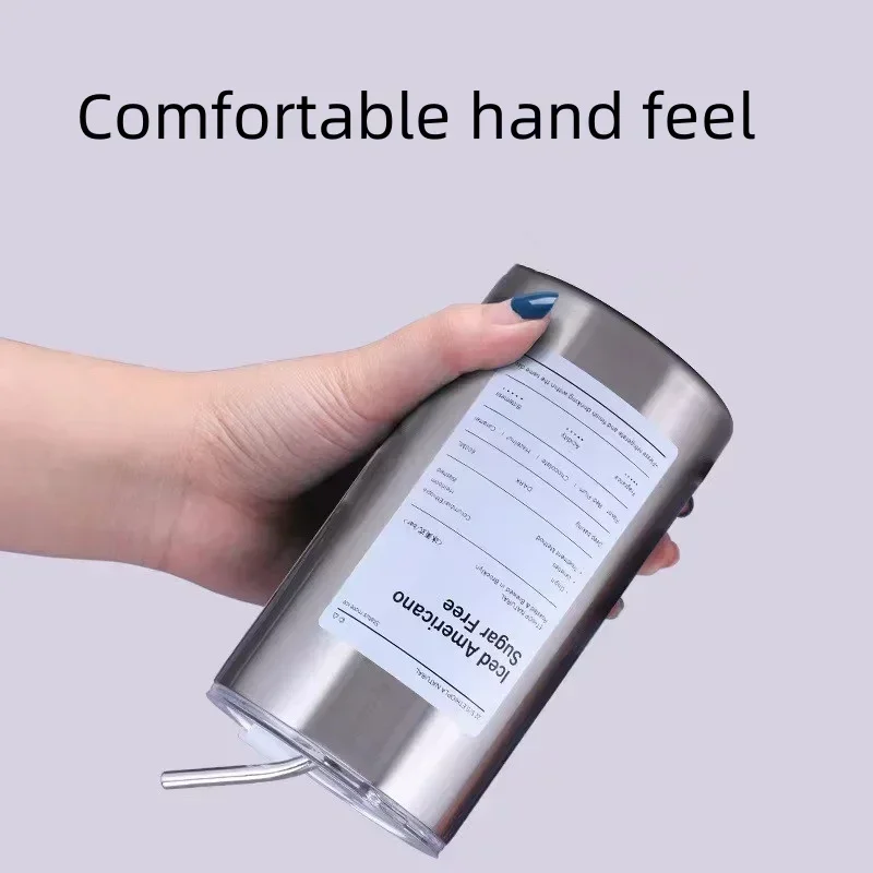 350/600 мл кофейная чашка с изоляцией холодной лампой простая офисная портативная