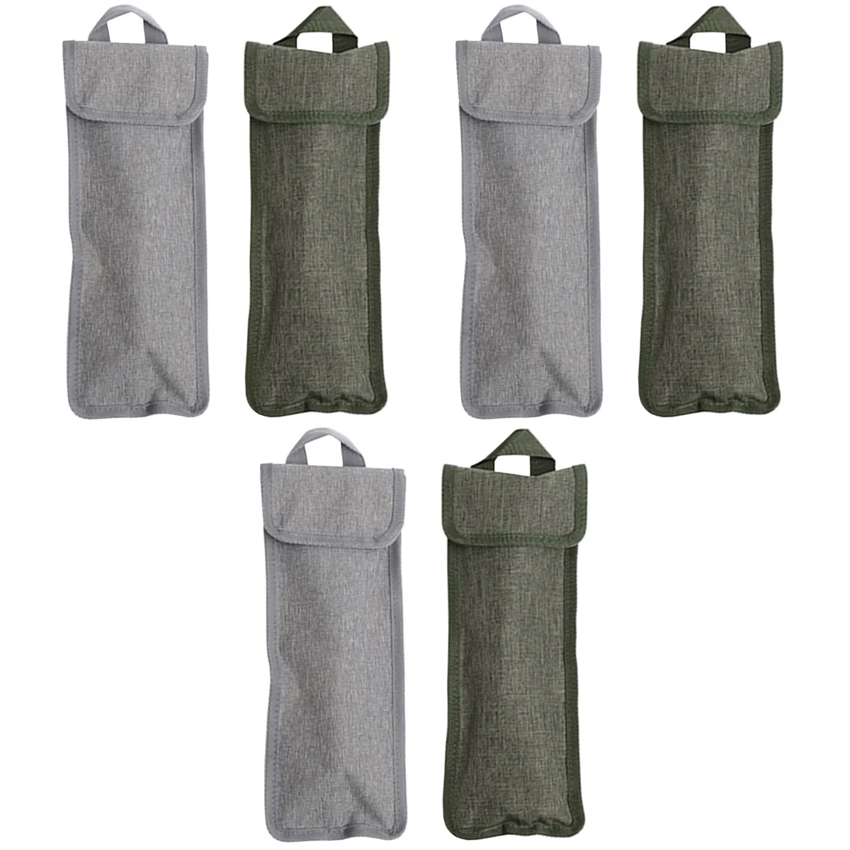 

6 Portable Tent Stake Bags Nail Bags Handheld Tent Peg Bags Camping Storage Bags