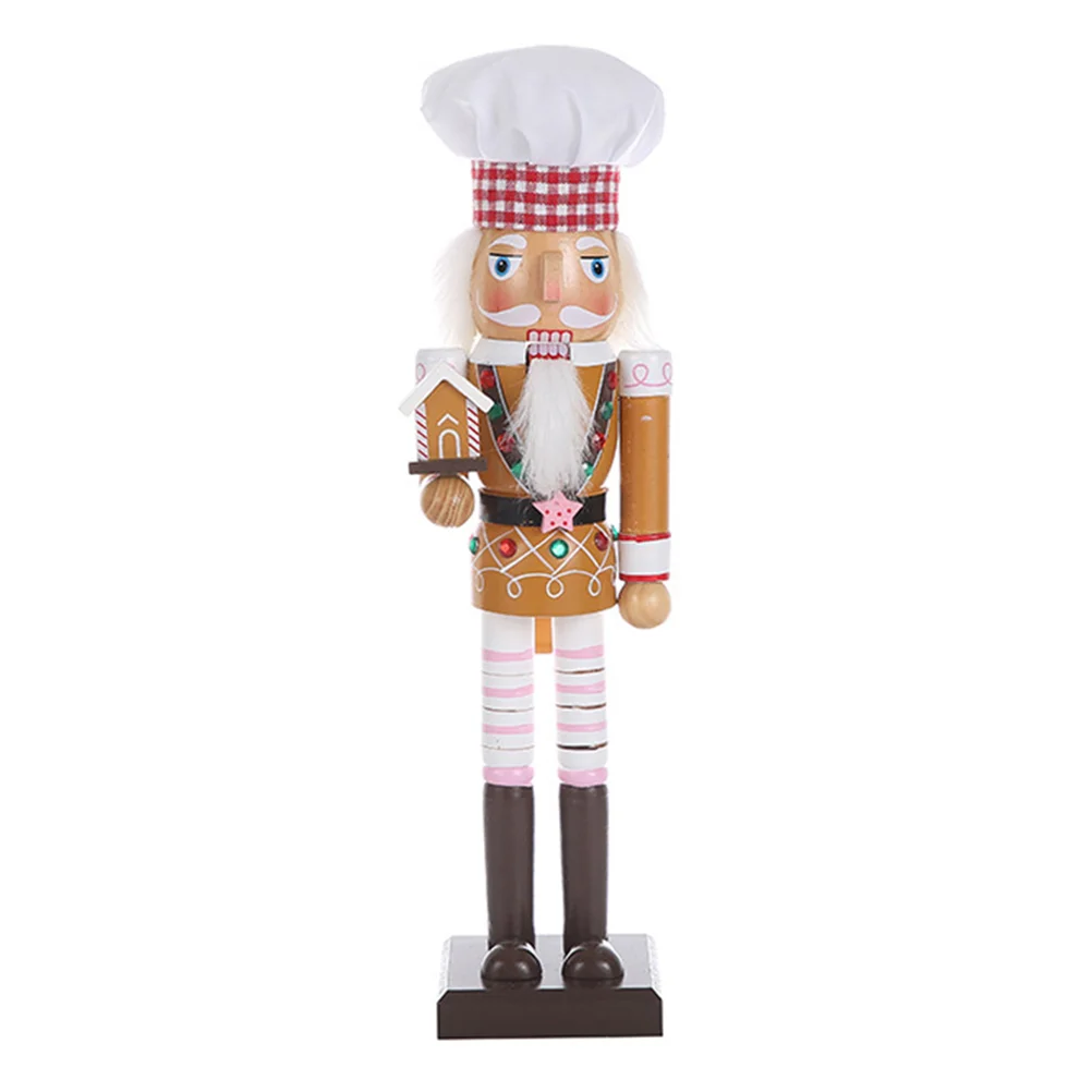 

Chef Nutcracker Decor Christmas Nutcracker Figure Wooden Nutcracker Ornament