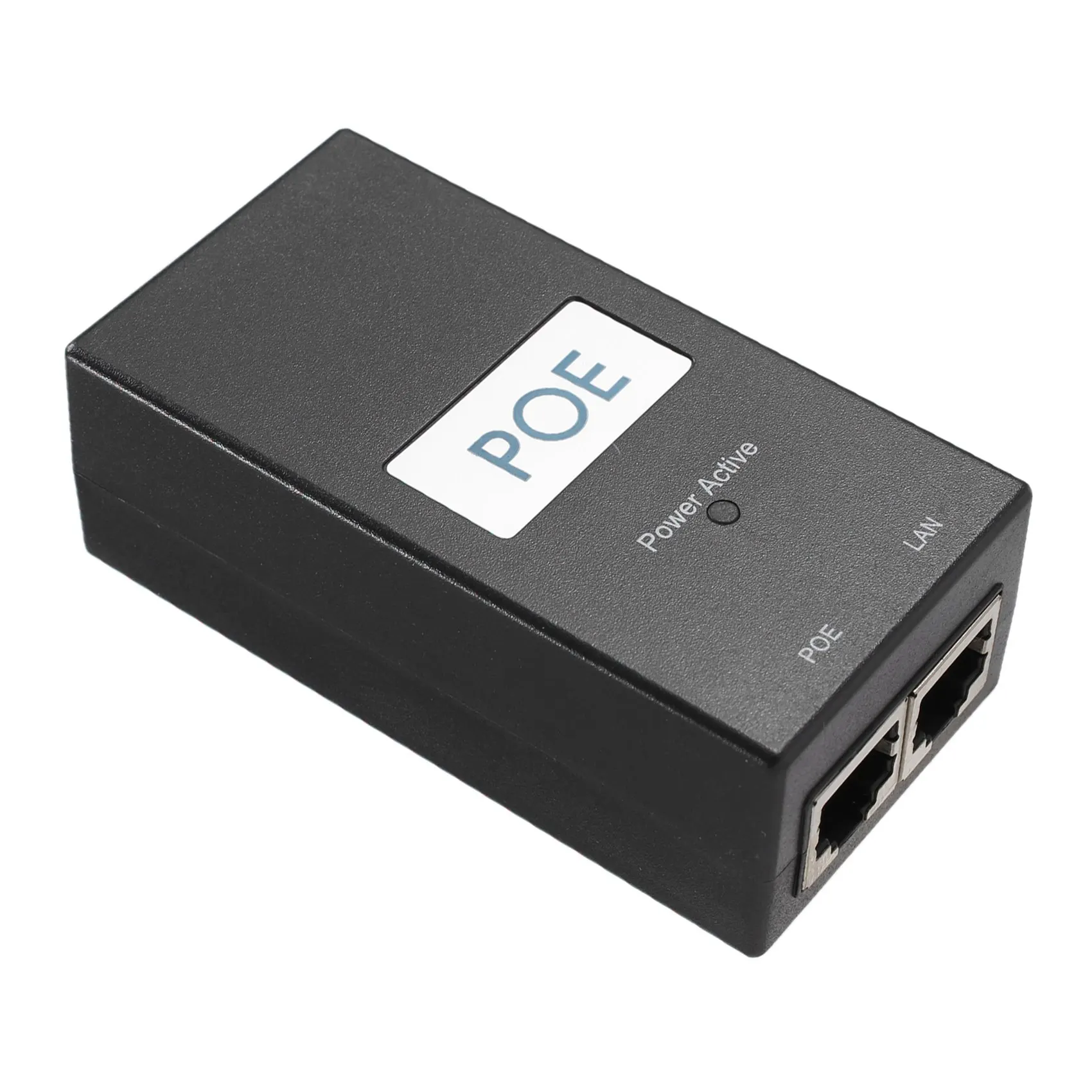 

48 в 0,5 А Настольный POE инжектор питания Ethernet адаптер видеонаблюдения для IP-камеры источник питания