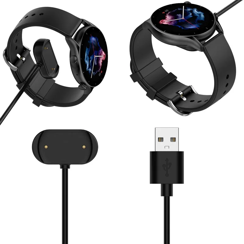 

USB-кабель для зарядки для Huami Amazfit CHEETAH, Сменное магнитное зарядное устройство для Amazfit GTR4 pro/GTR3 pro, умный шнур питания, провод