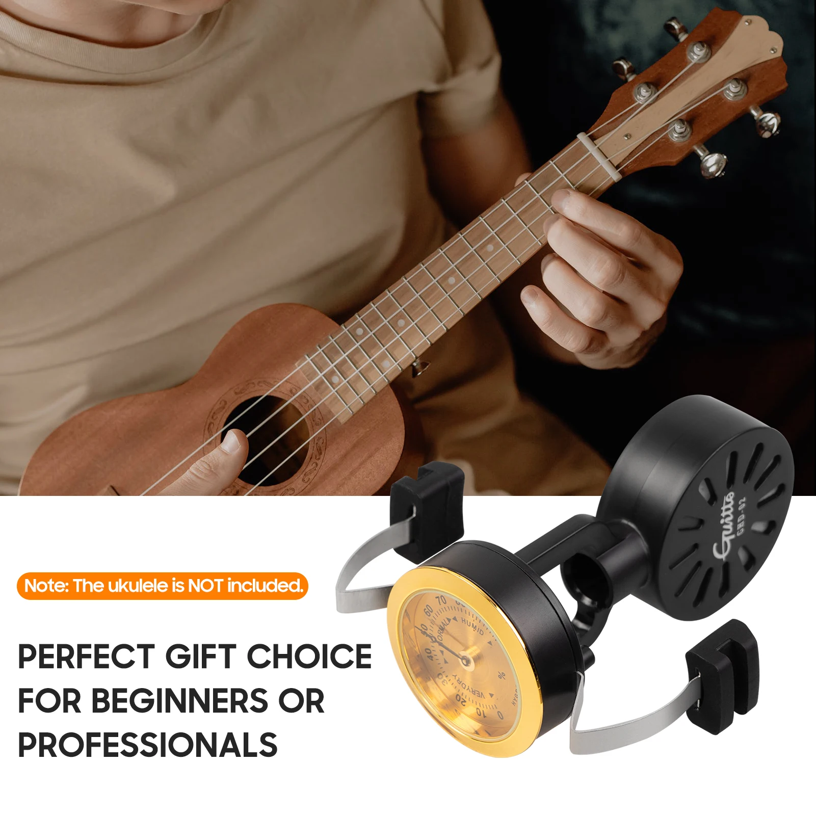 

Universal Ukulele Guitar Humidifier Pointer Dial Portable Soundhole Hygrometer Clip Type Humidity Control System