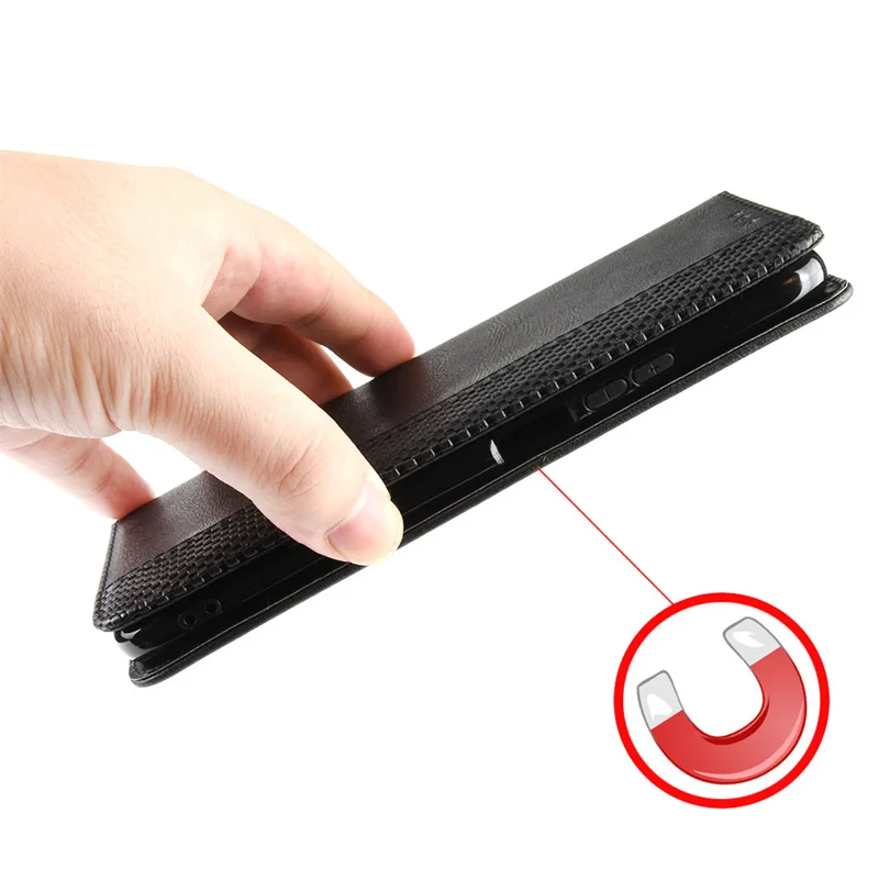 

Suitable for BLU VIEW 2 anti-drop magnetic card mobile phone case, BLU VIEW 3 clamshell leather retro luxury wallet case